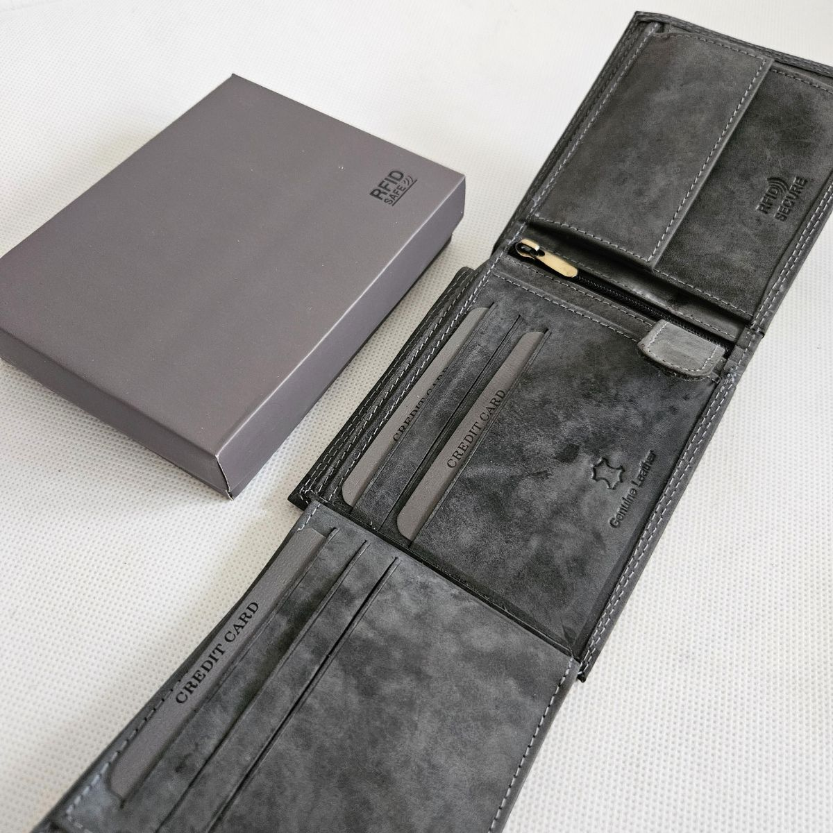 Pánska kožená peňaženka KORKE NERO-01