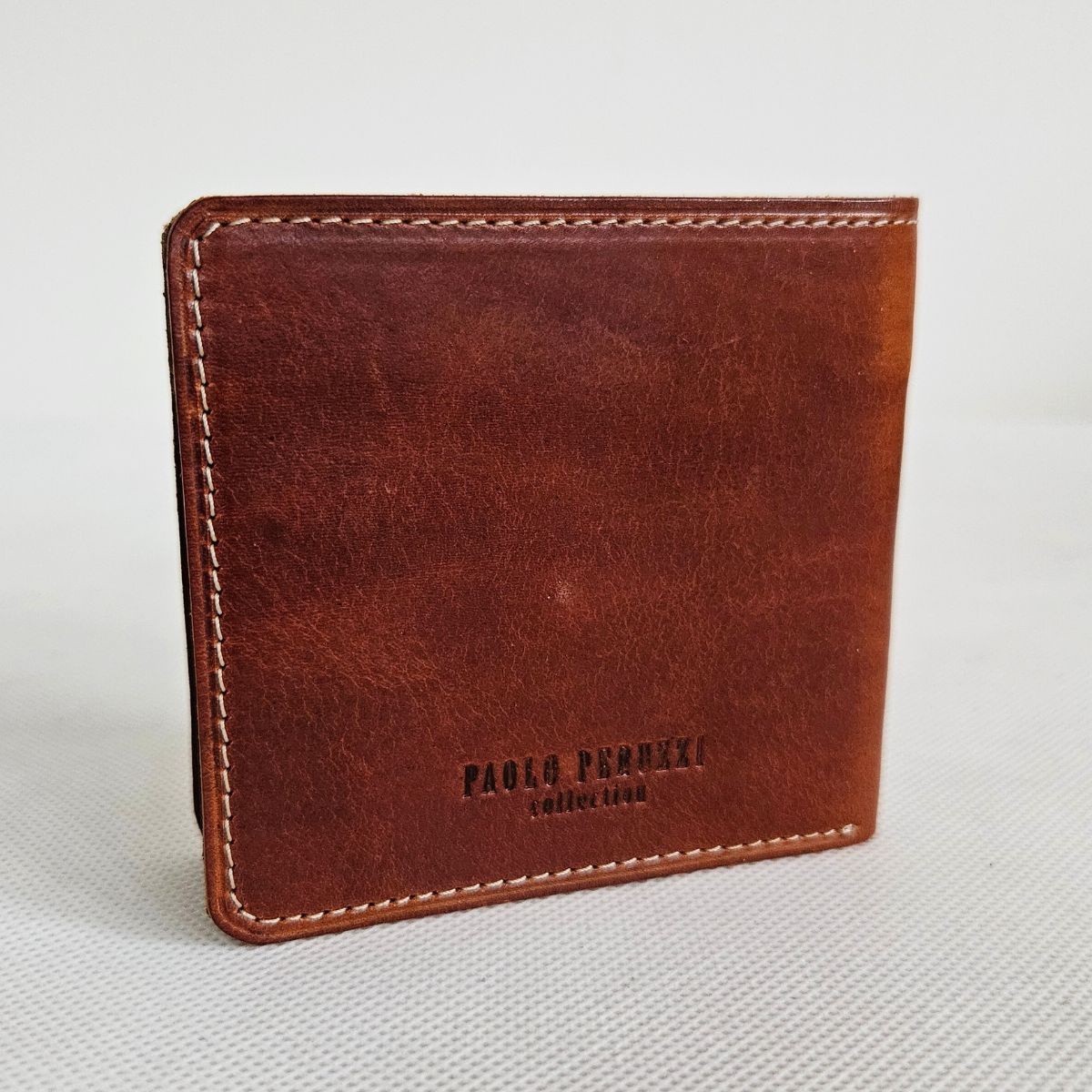 Pánska kožená hnedá peňaženka SLIM