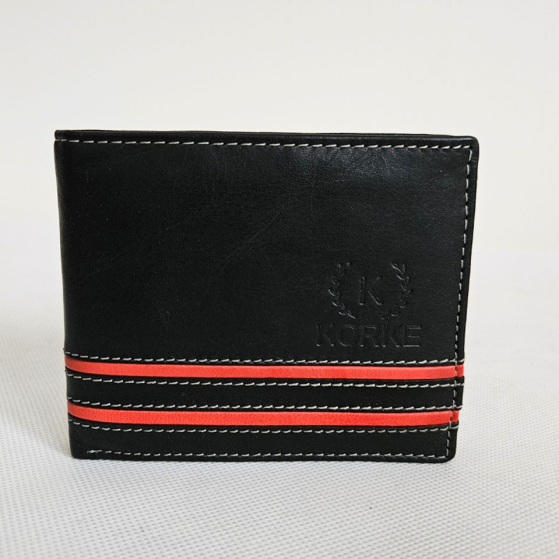 Pánska kožená čierna peňaženka BOGART