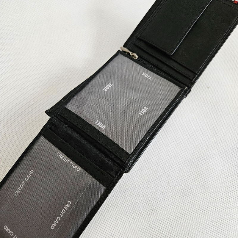 Pánska kožená čierna peňaženka BOGART