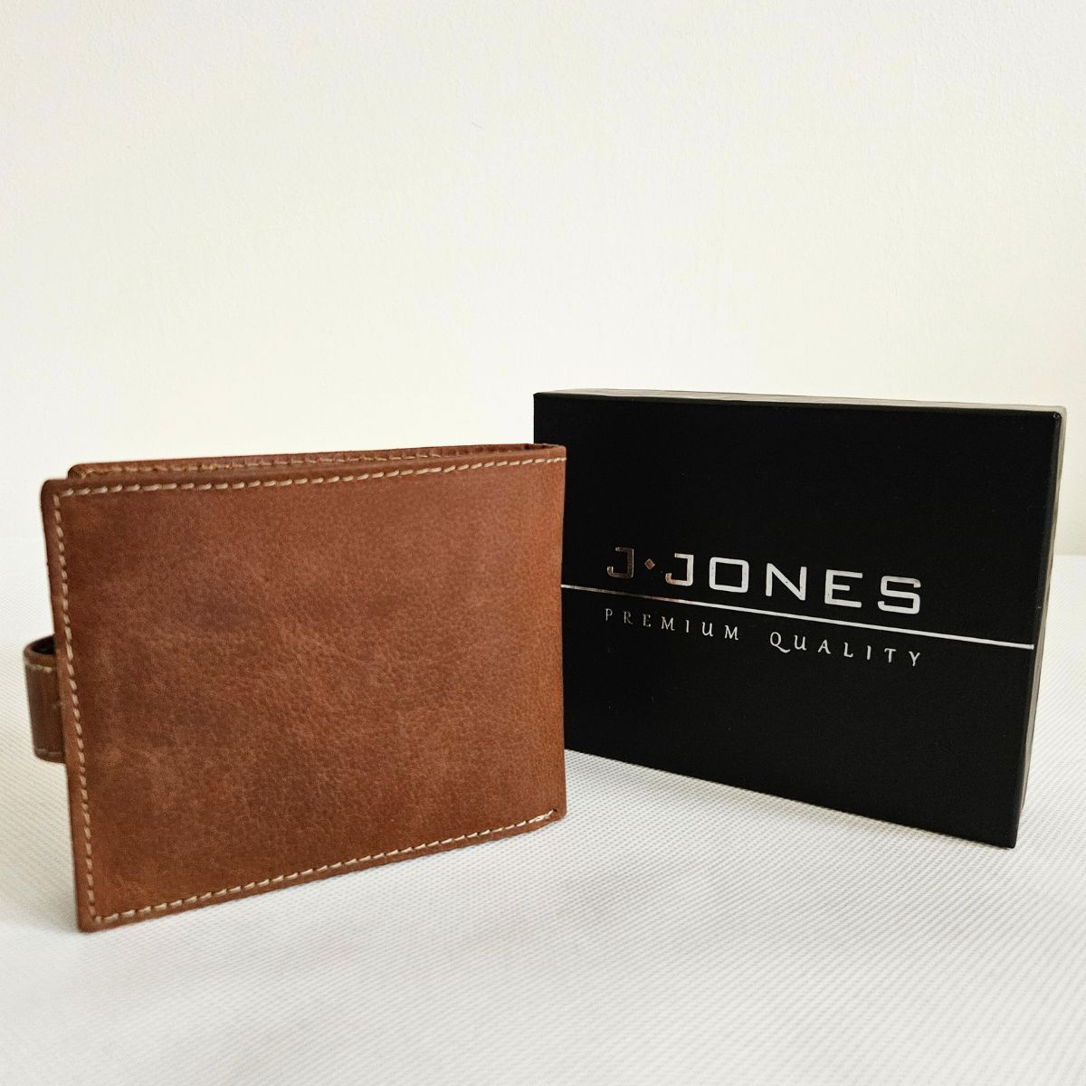 Hnedá kožená peňaženka Jones