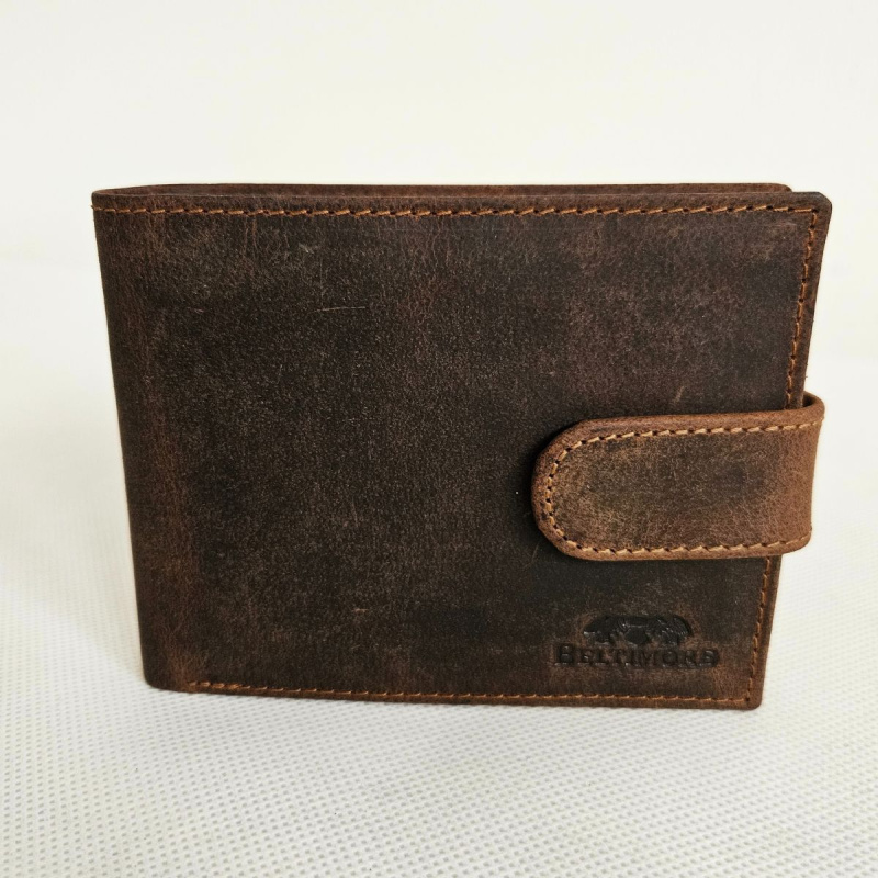 Kožená pánska hnedá peňaženka DARIAN