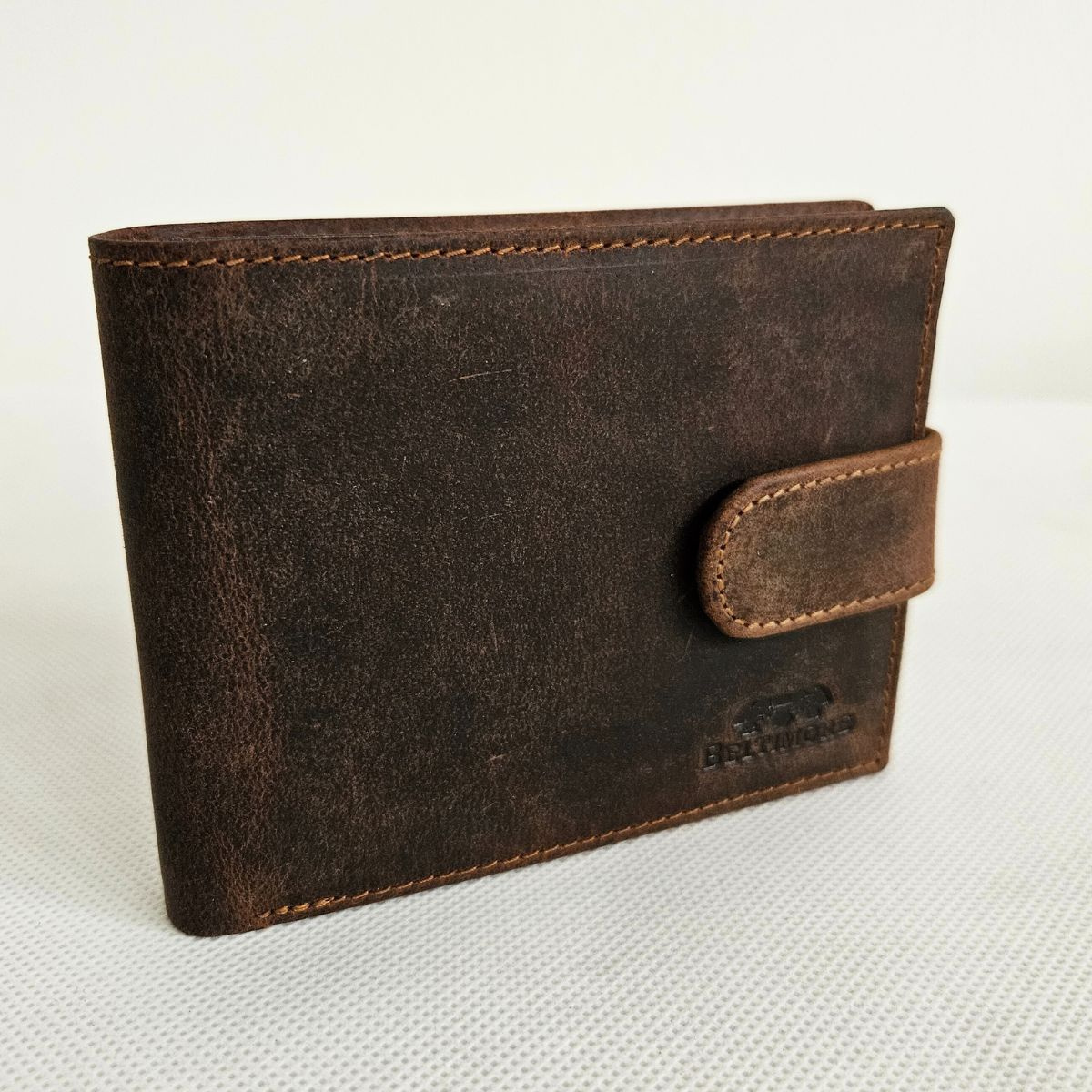 Kožená pánska hnedá peňaženka DARIAN