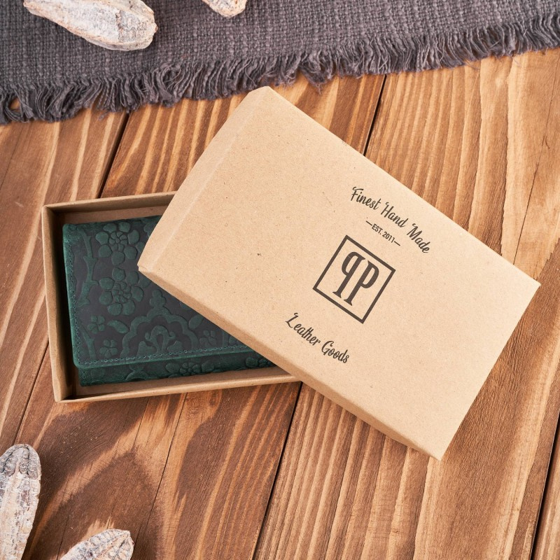 Dámska kožená zelená peňaženka DAMALLA