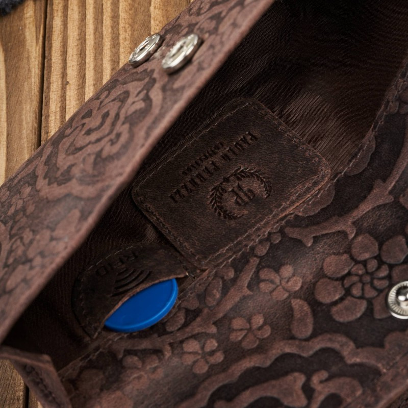 Dámska kožená hnedá peňaženka DAMALLA