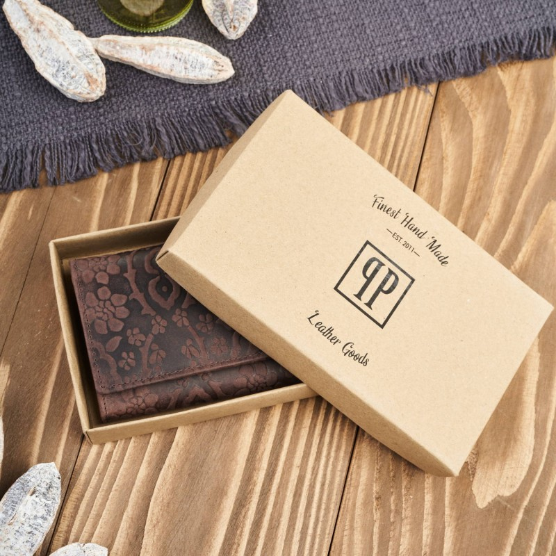 Dámska kožená hnedá peňaženka DAMALLA