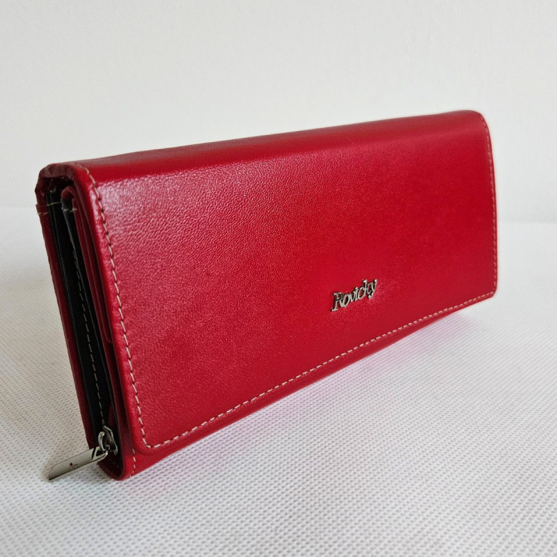 Dámska kožená červená peňaženka LENITA