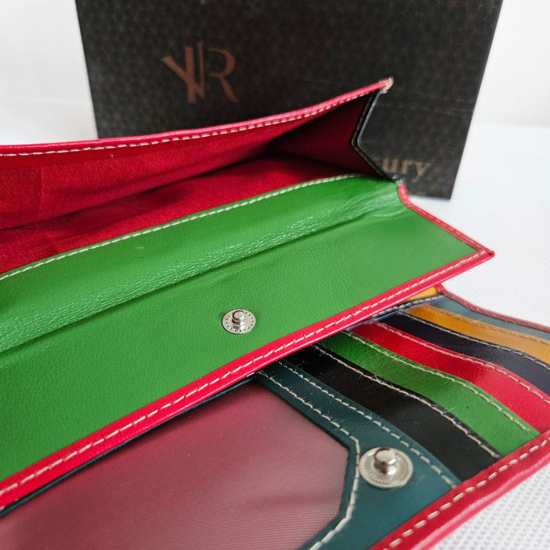 Dámska kožená červená peňaženka LENITA