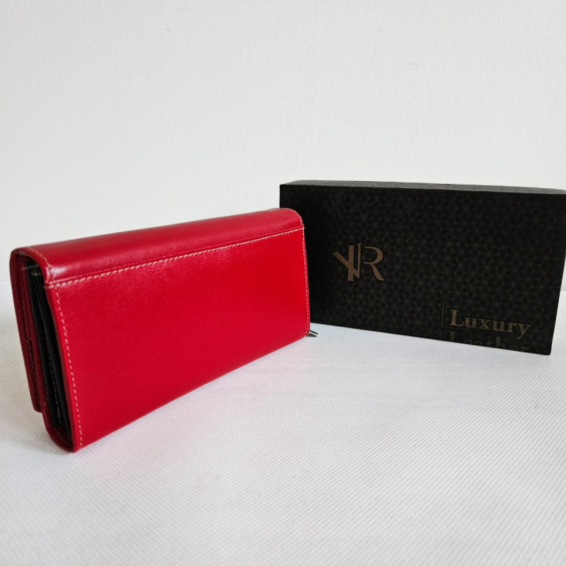 Dámska kožená červená peňaženka LENITA