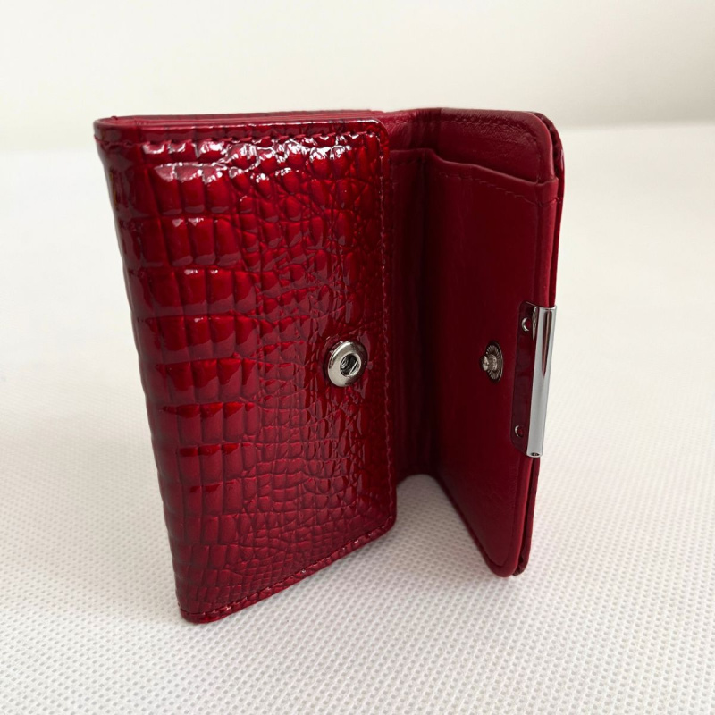 Dámska kožená červená peňaženka TIERRA