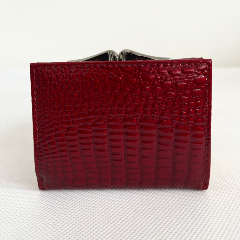 Dámska kožená červená peňaženka TIERRA