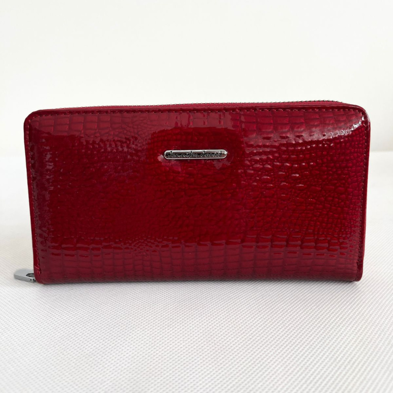 Dámska červená kožená peňaženka TORA