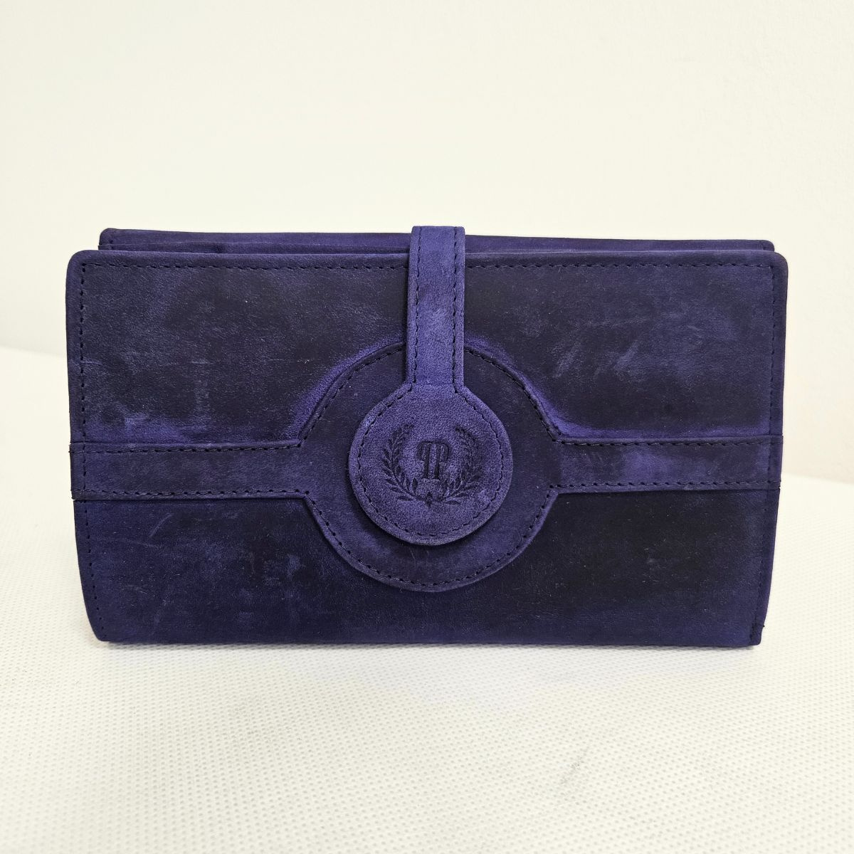 Dámska modrá kožená peňaženka DIERDRA