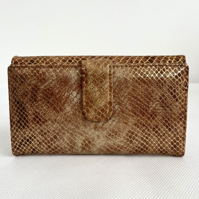 Dámska kožená zlatá peňaženka DAMARA