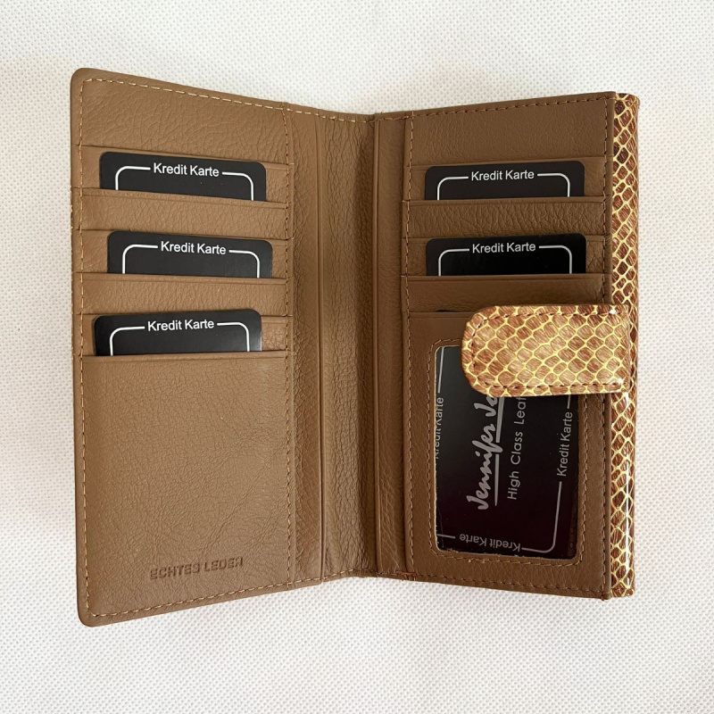 Dámska kožená zlatá peňaženka DAMARA