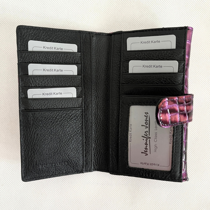 Dámska kožená fialová peňaženka DARA