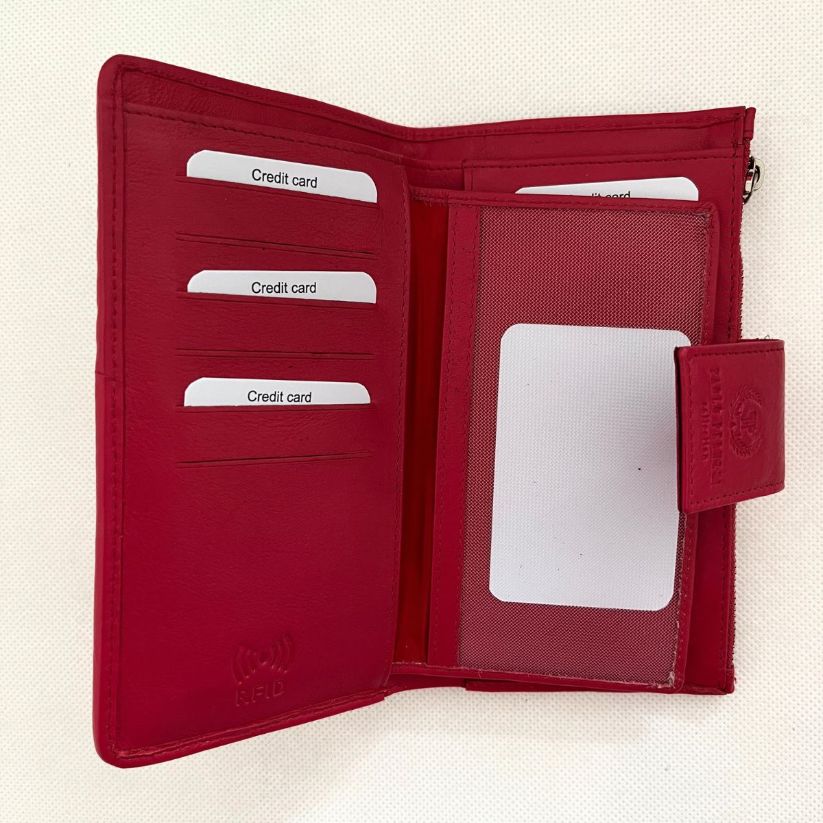 Dámska kožená malinová peňaženka DESIRE