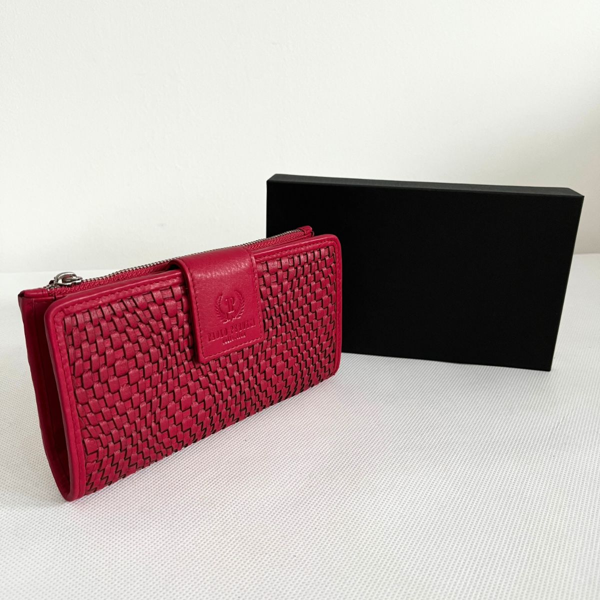 Dámska kožená malinová peňaženka DESIRE