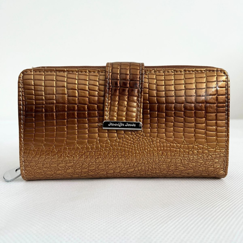 Dámska kožená zlatá peňaženka DOROTA