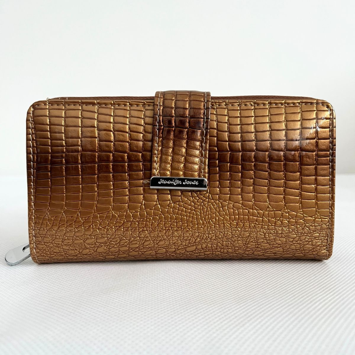 Dámska kožená zlatá peňaženka DOROTA