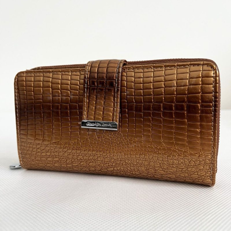 Dámska kožená zlatá peňaženka DOROTA