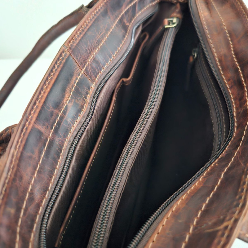 Dámska kožená kabelka Columbia