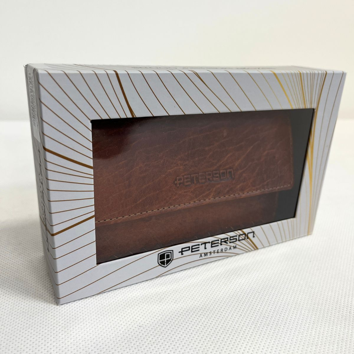 Kožená dámska koňaková peňaženka SISSY