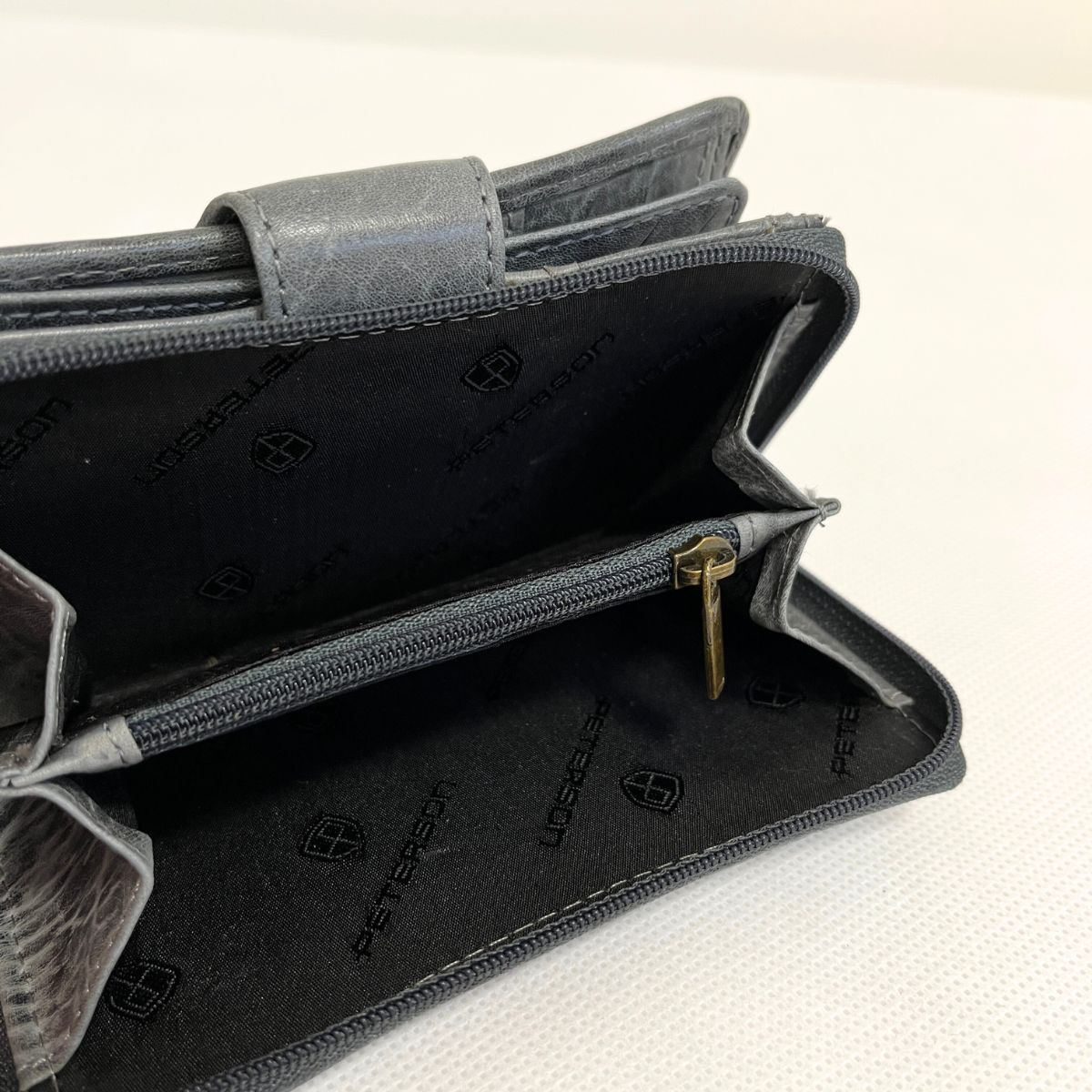 Kožená dámska sivočierna peňaženka MARIBEL