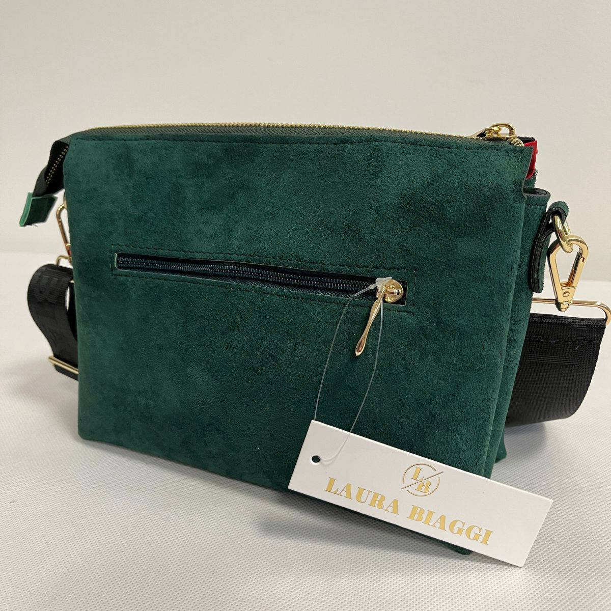 Dámska tmavozelená kabelka ALESSANDRA