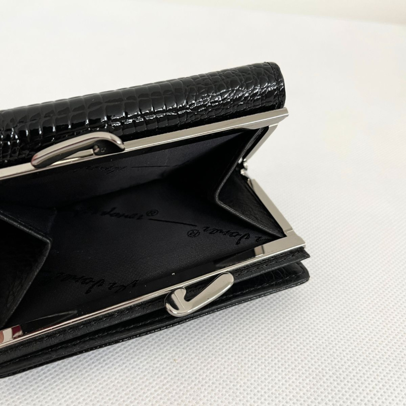 Dámska kožená čierna peňaženka SIMA