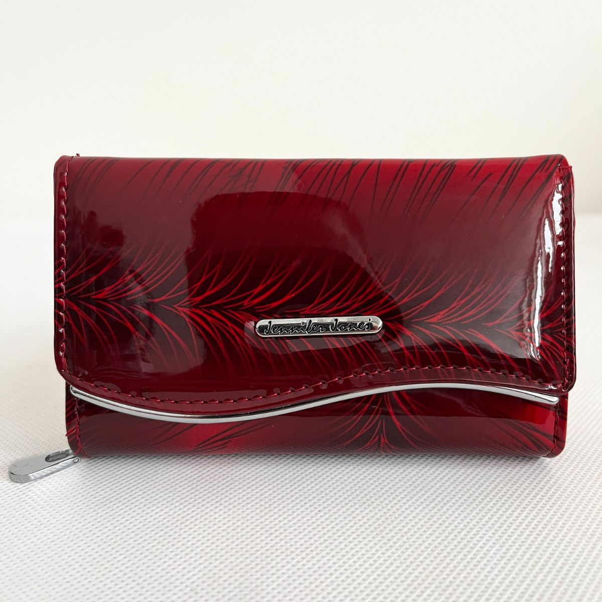 Dámska kožená červená peňaženka SKYLA