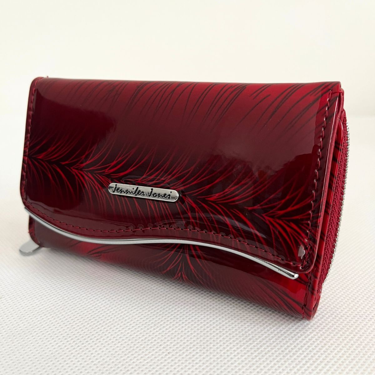 Dámska kožená červená peňaženka SKYLA