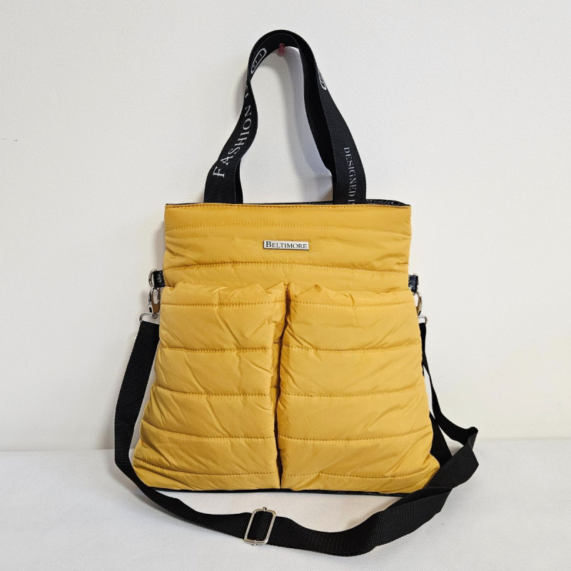 Horčicová dámska kabelka CYNTHIA