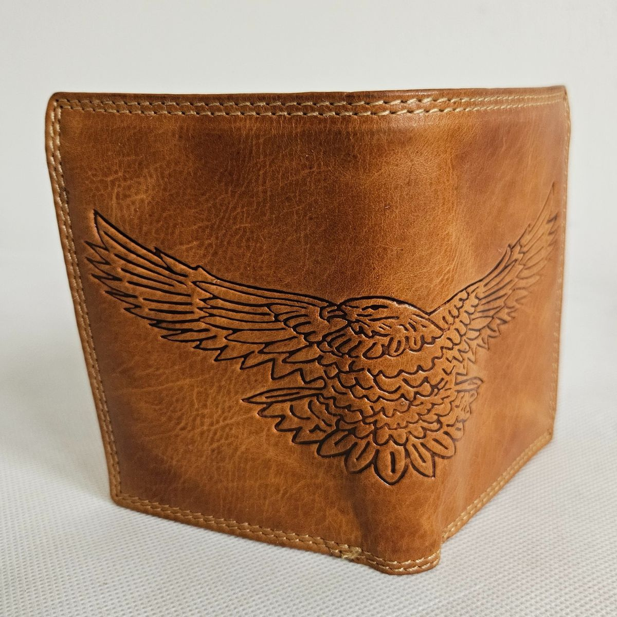 Svetlohnedá pánska kožená peňaženka GRANT