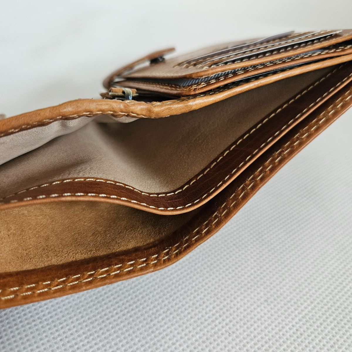 Svetlohnedá pánska kožená peňaženka GRANT