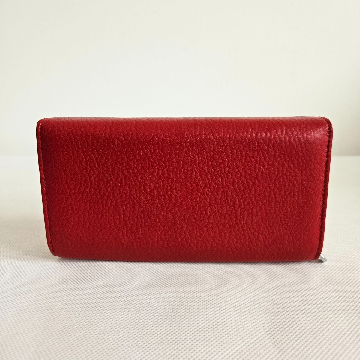 Červená dámska kožená peňaženka JENNY