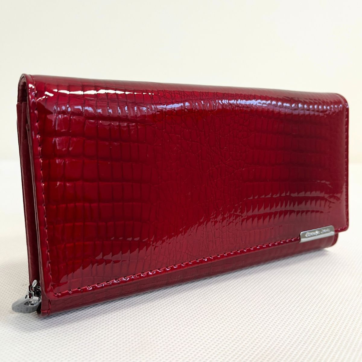 Kožená dámska červená peňaženka NISSA