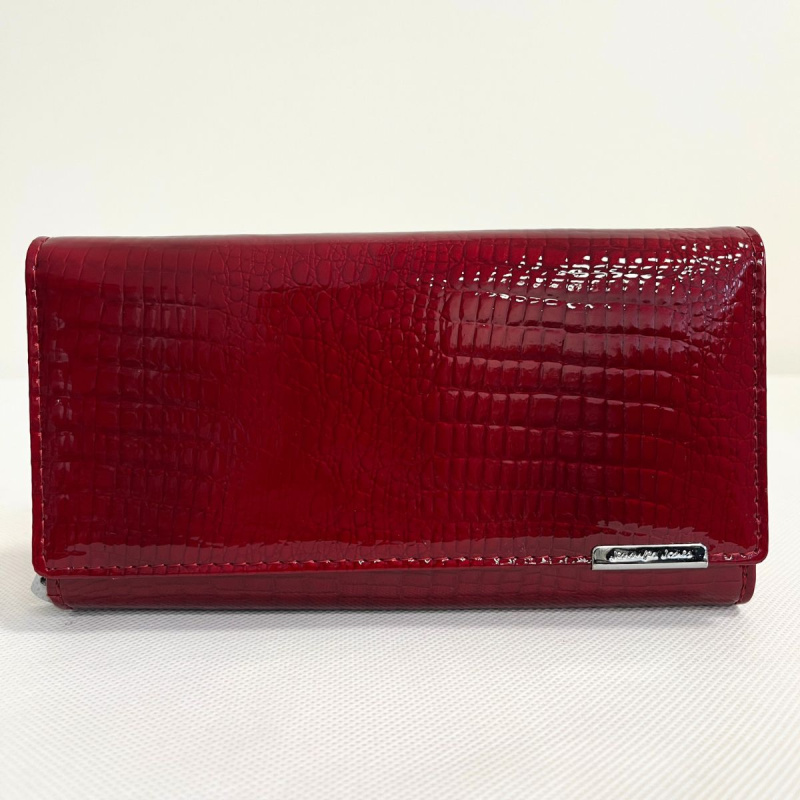 Kožená dámska červená peňaženka NISSA