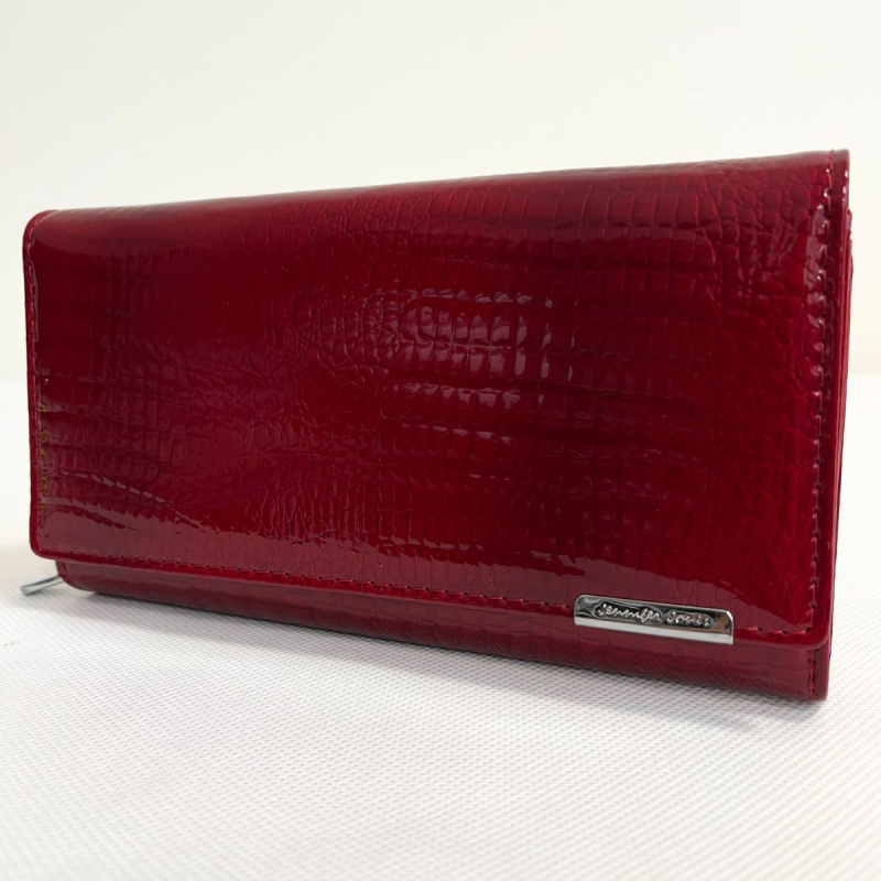 Kožená dámska červená peňaženka NISSA