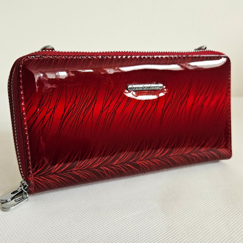 Dámska kožená kabelka-peňaženka KIM