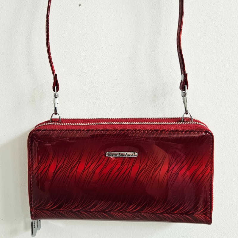 Dámska kožená kabelka-peňaženka KIM