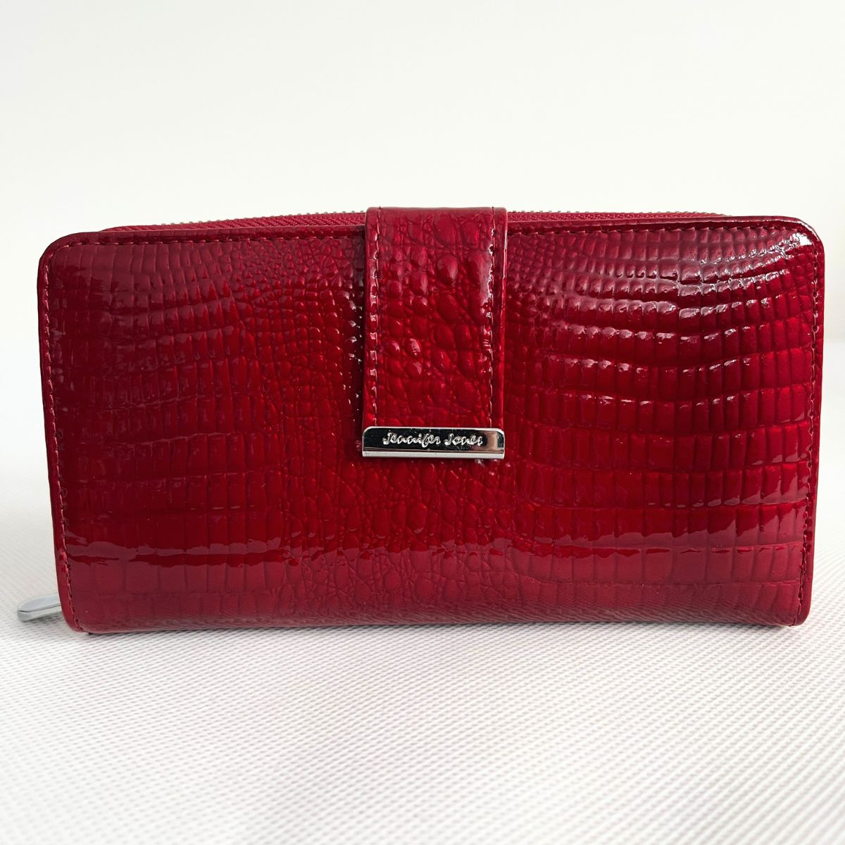 Dámska kožená červená peňaženka DOROTA