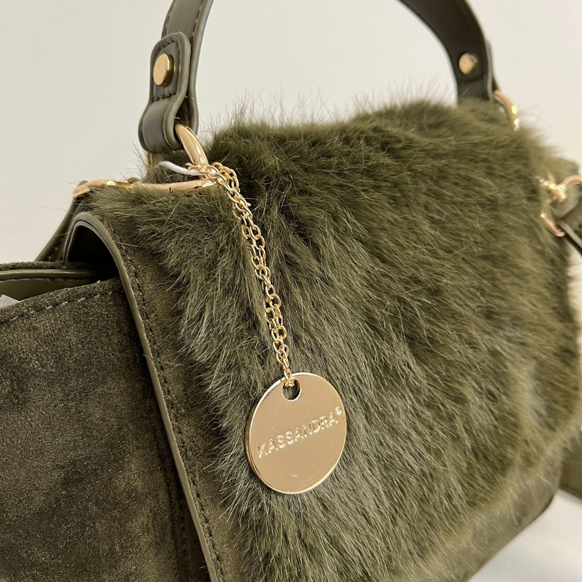 Zelená kabelka do ruky LUNA