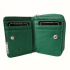 Malá dámska kožená peňaženka zelená Melany