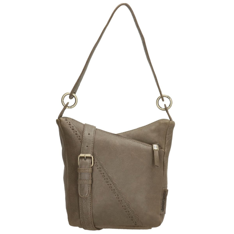 Dámska kožená kabelka olivová Lorena