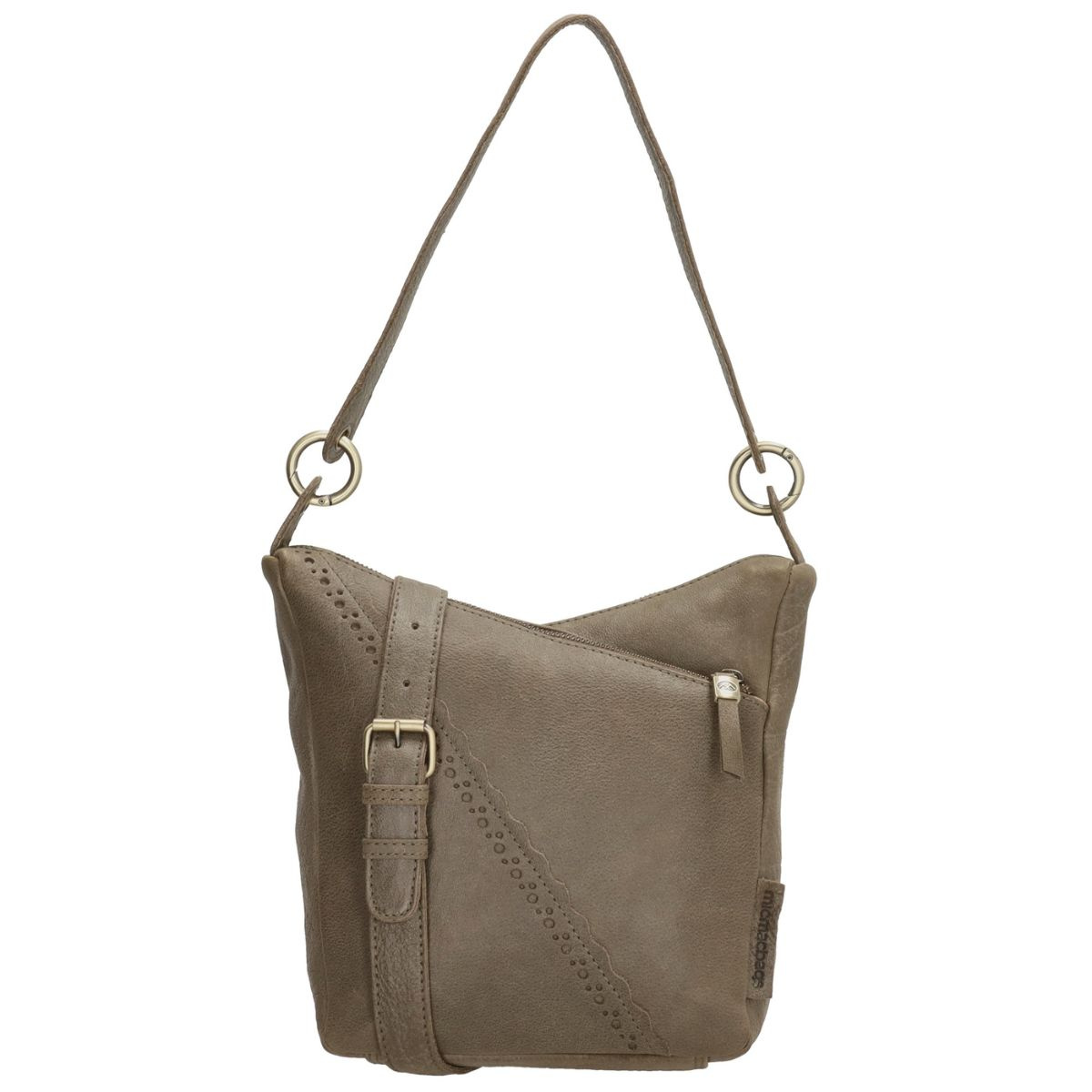 Dámska kožená kabelka olivová Lorena