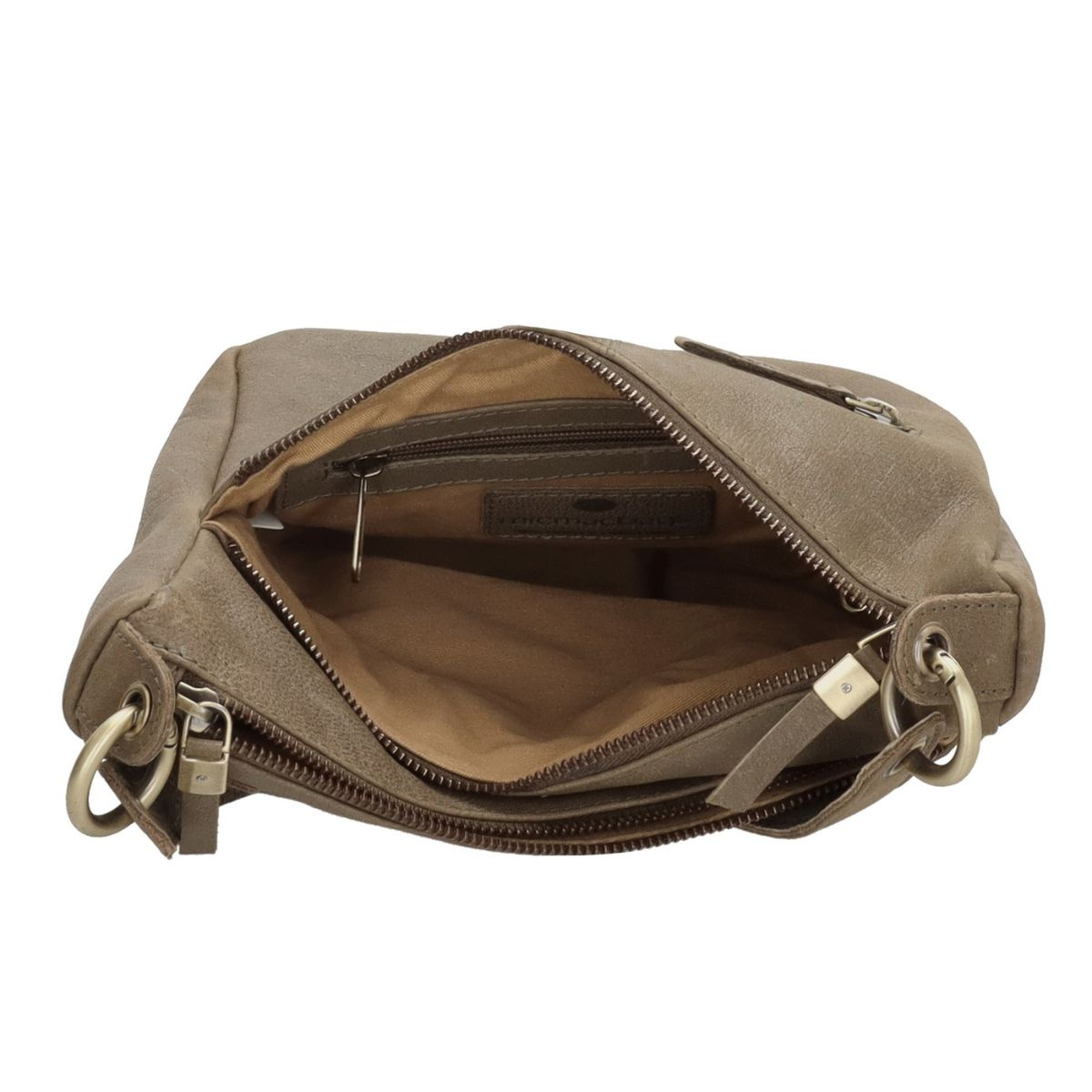 Dámska kožená kabelka olivová Lorena