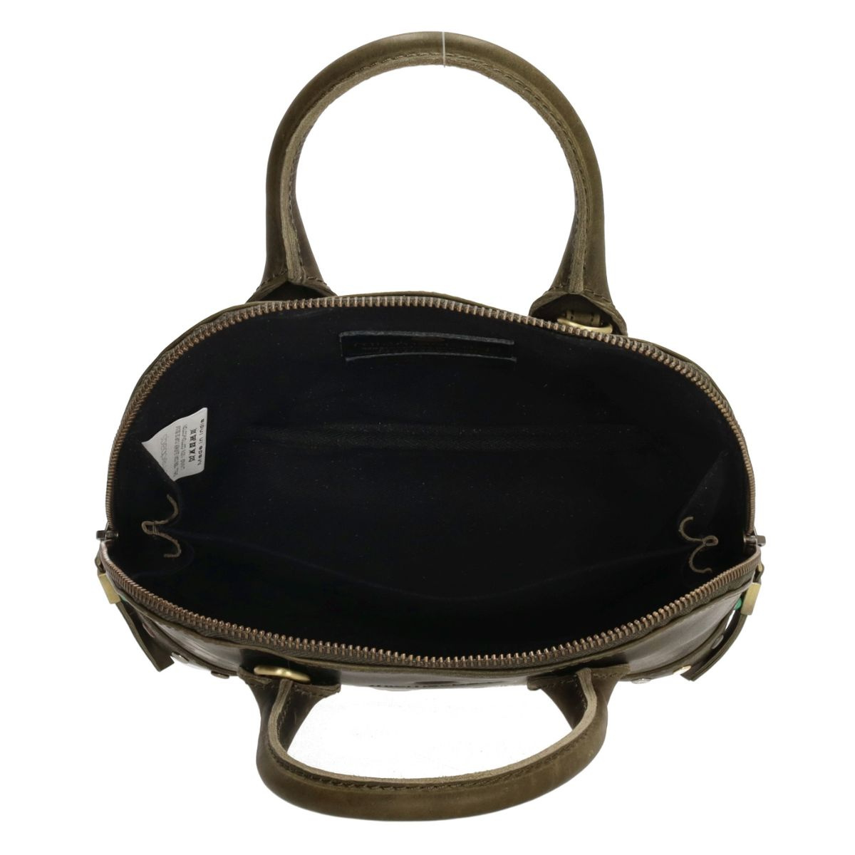 Dámska kožená kabelka olivová Fiora