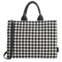 Dámska kabelka čierno-biela