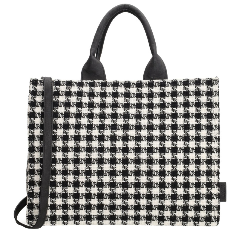 Dámska kabelka čierno-biela
